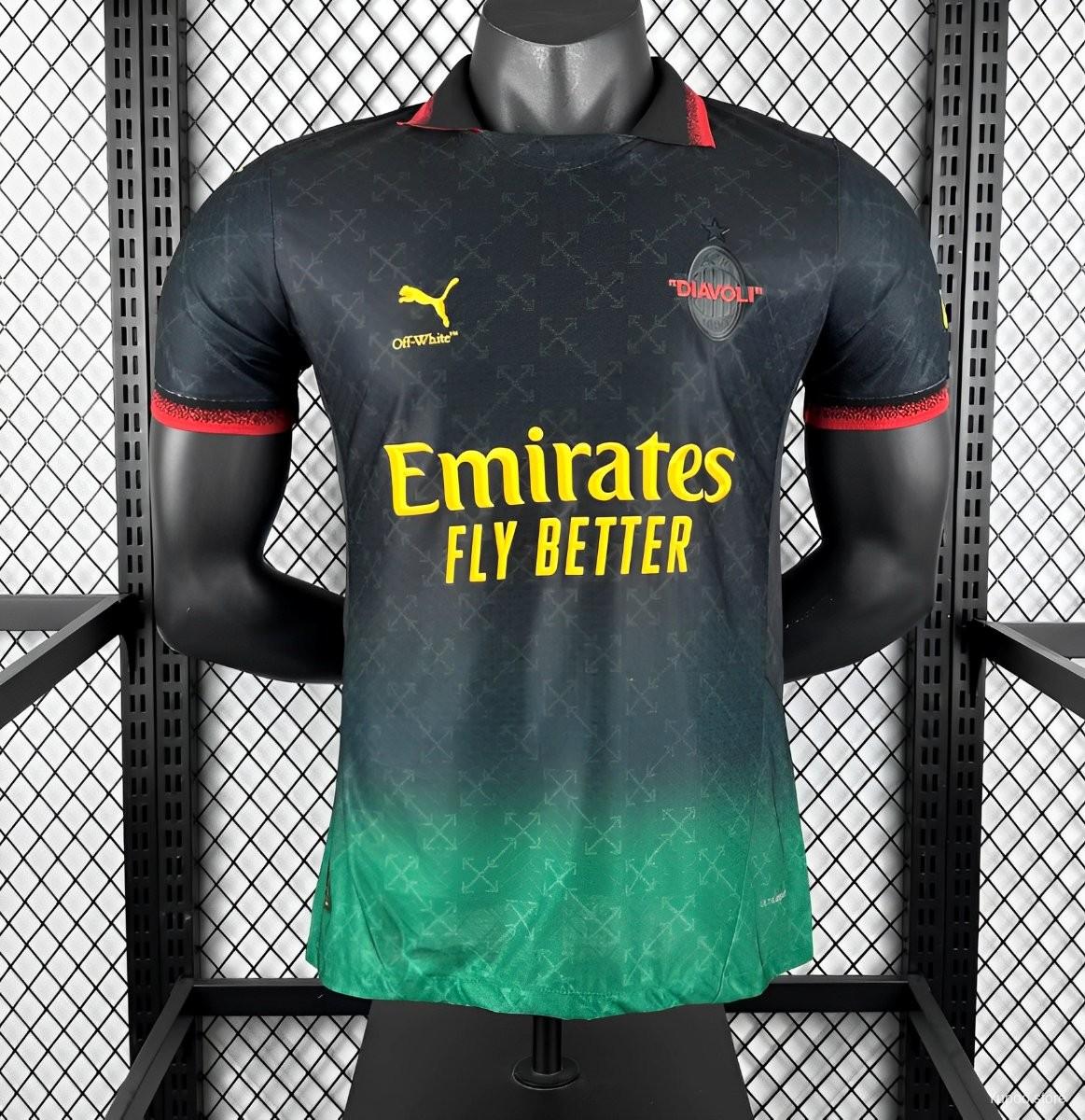 Camiseta de fútbol AC Milan 2025/26 ESPECIAL MANGA CORTA VERSION JUGADOR